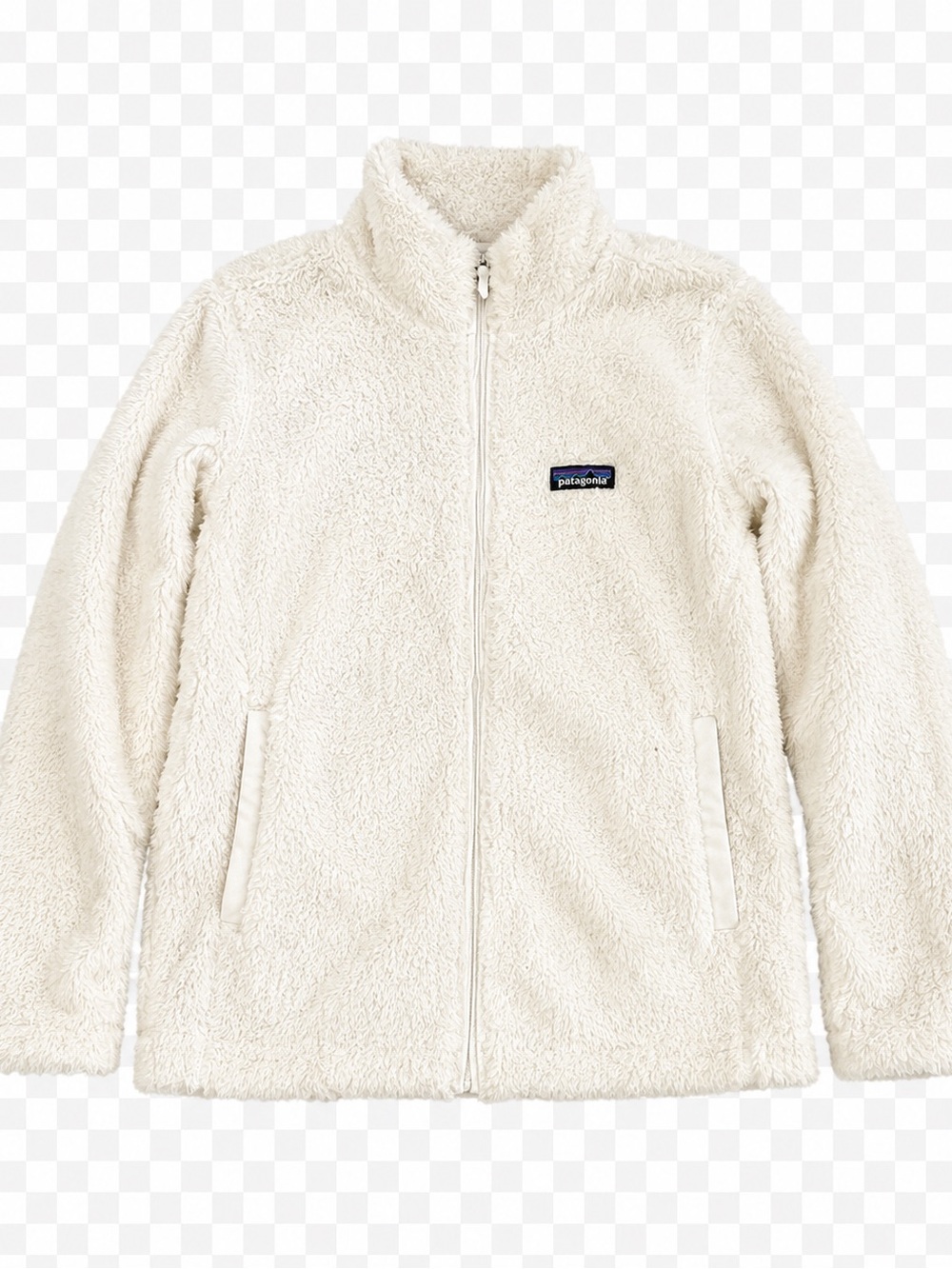 Patagonia Los Gatos Fleece Jacket Ivory Cream Full Zip Cozy Sherpa XS - Picture 2 of 2